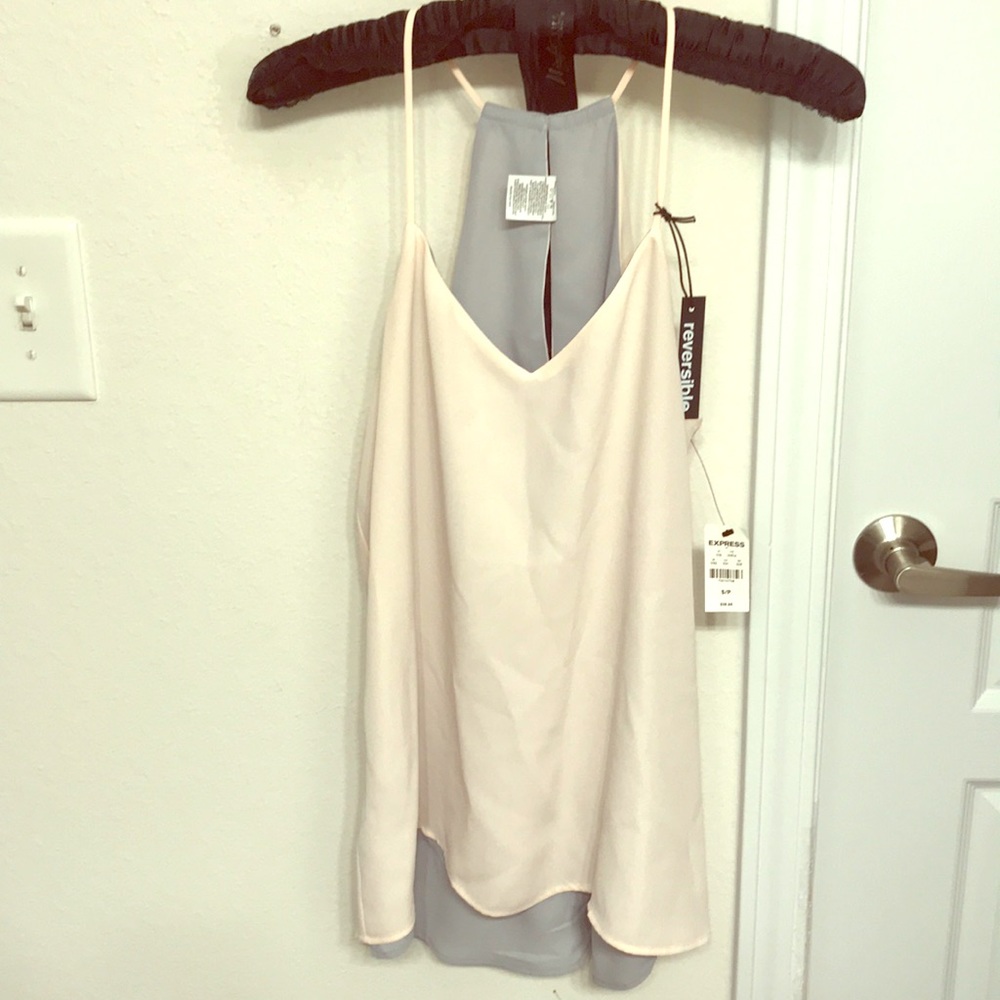 Flowy Express top! Great with white skinny jeans!